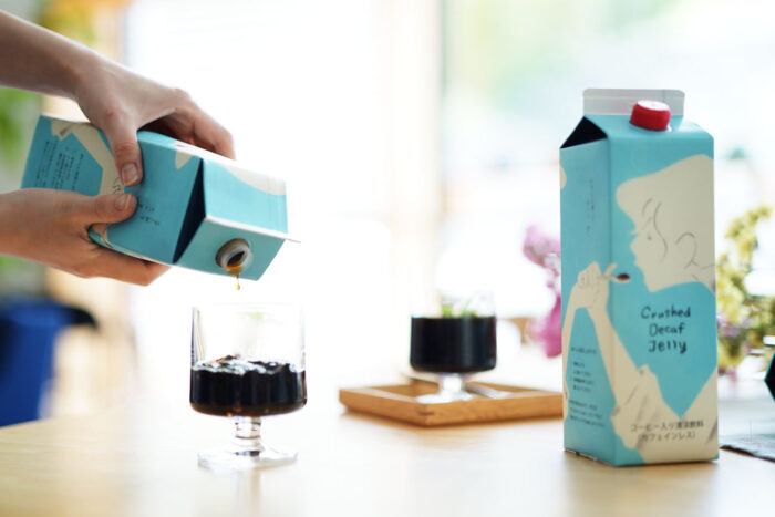 無咖啡因咖啡凍牛奶盒設計方便