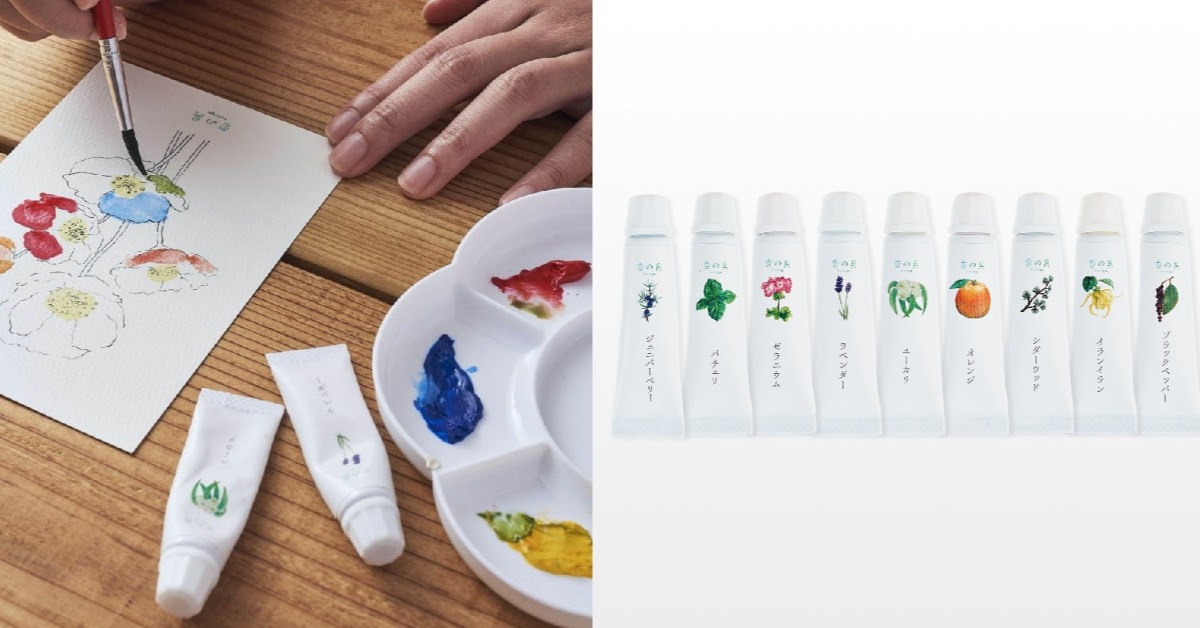 用香氣作畫!天然療癒的「KANOGU香薰顏料」文具控怎麼能不擁有