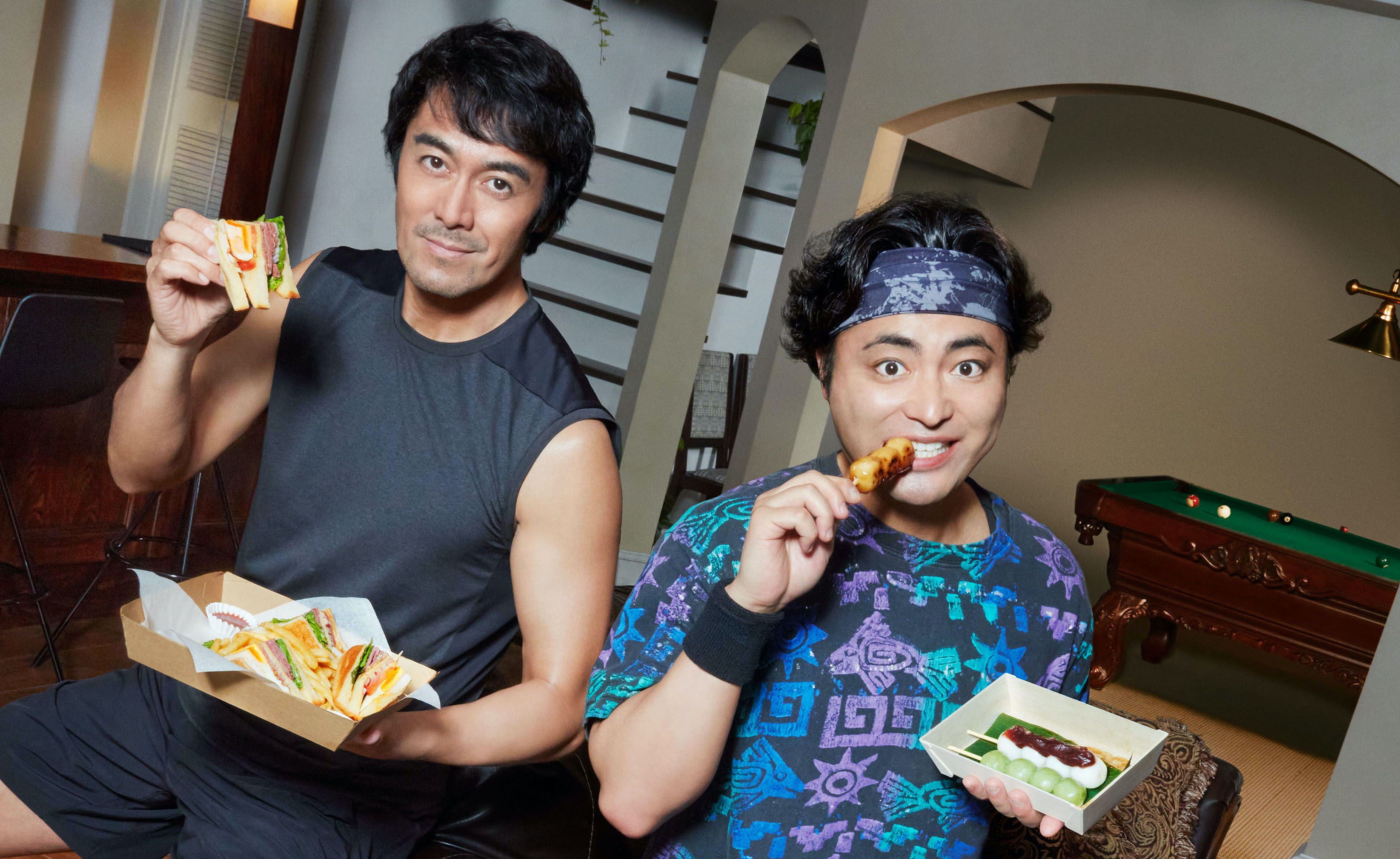 阿部寛＆山田孝之_Uber eats