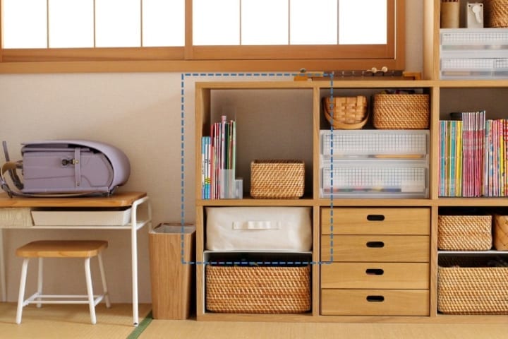學習用品怎麼收?無印良品收納系列,養成孩子的收拾好習慣