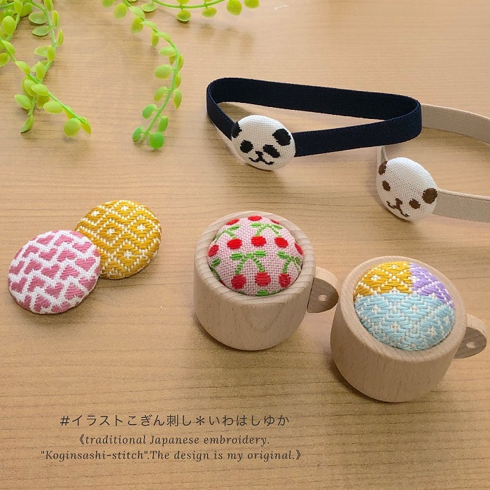 讓你隨時隨地都可以刺繡!日本針山作家YUKA的超可愛作品