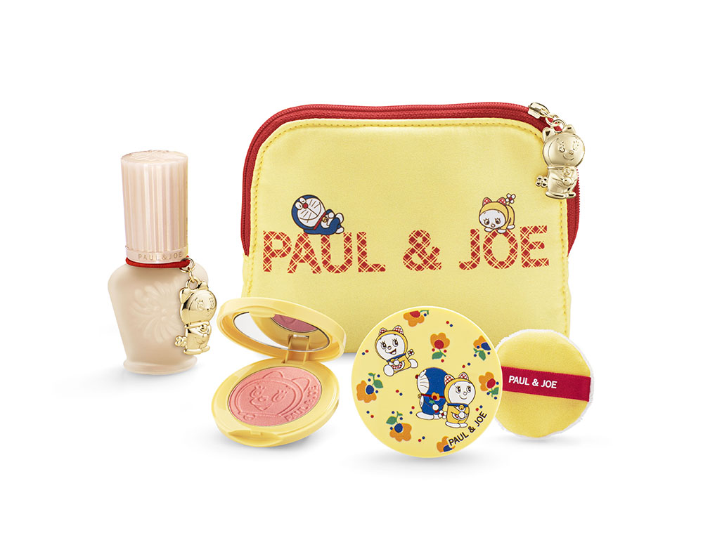PAUL & JOE與哆啦A夢再次聯名50週年美妝組!超可愛夾心唇膏引爆話題