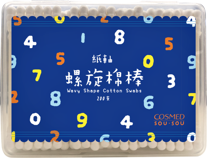 SOU.SOU螺旋紙軸棉花棒200支 十數:麗1
