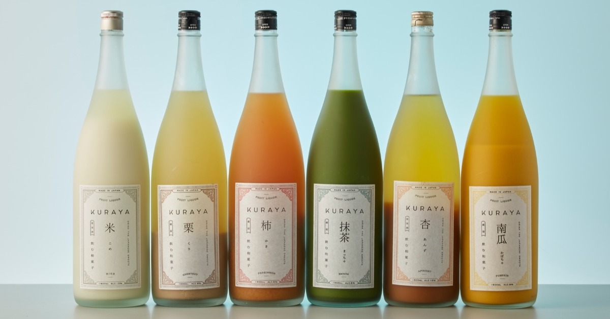 用喝的和菓子酒!?「KURAYA」日式風味栗子、抹茶、柿子酒喝法多變好玩又美味