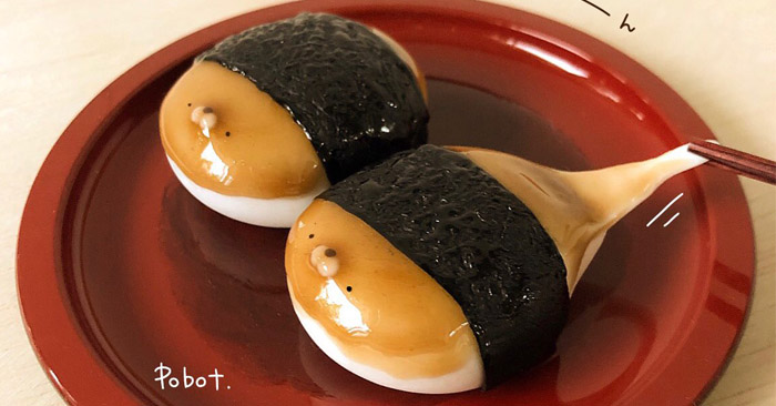 食物黏土作家 ぽぼっと 超可愛黏土作品用看的就很幸福