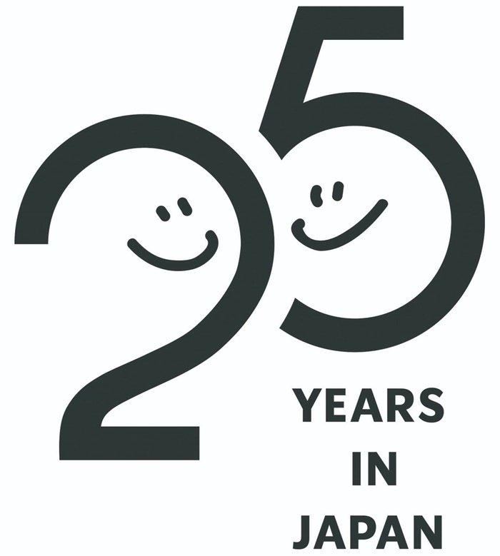 日本星巴克25周年紀念LOGO