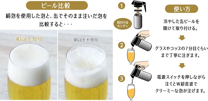 DOSHISHA罐裝啤酒泡泡機