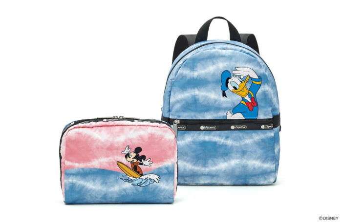 LeSportsac_disney_米奇與他的好朋友_唐老鴨與迪士尼角色_衝浪