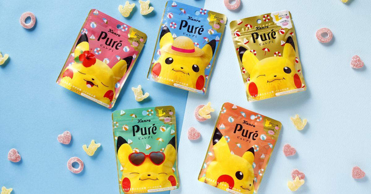 皮卡丘再出招!Pure「電擊熱帶鳳梨果」風味軟糖可愛到想全部都帶回家