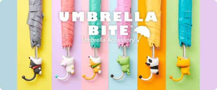 「Umbrella Bite」可愛動物咬咬傘柄套