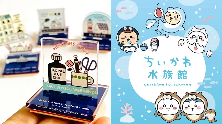 2023年4月日本文具新品推薦 chiikawa超萌水族館系列&角落小夥伴日期印章太可愛!