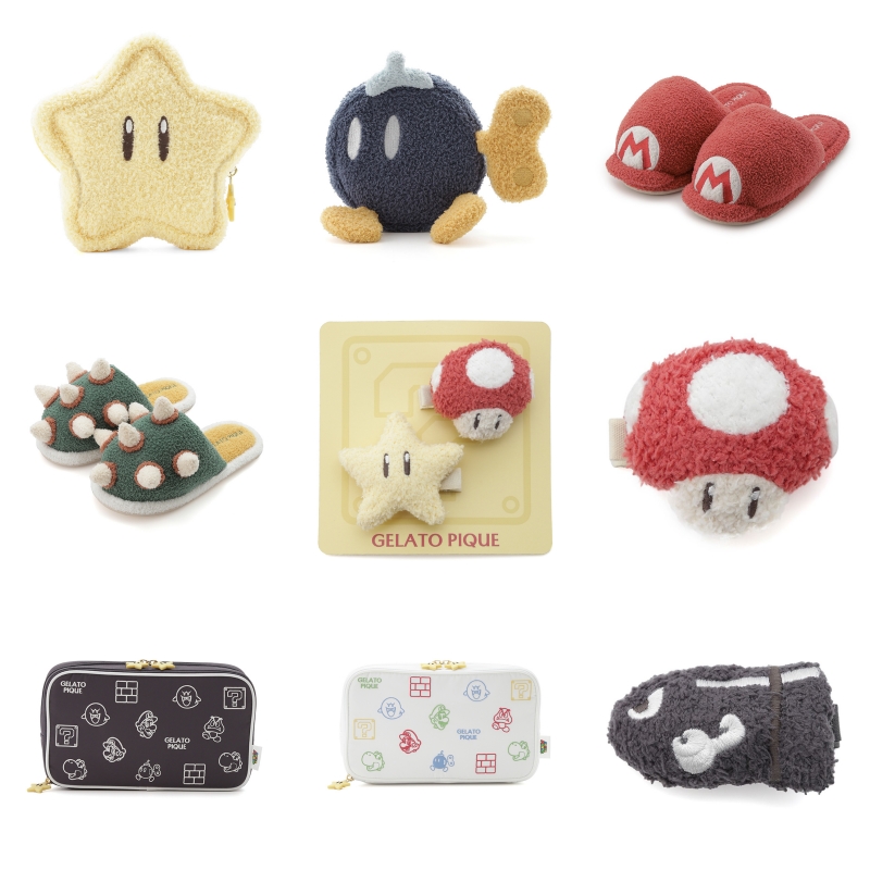 可愛瑪利歐兄弟家居系列1月26日開賣!SUPER MARIO×GELATO PIQUE 新品登場