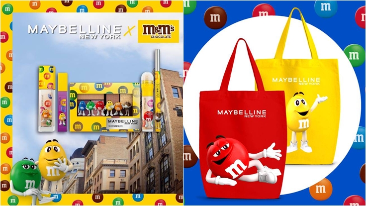 M&M’S x MAYBELLINE聯名太可愛了吧!5款換上M&M’S 巧克力繽紛包裝的人氣美妝品