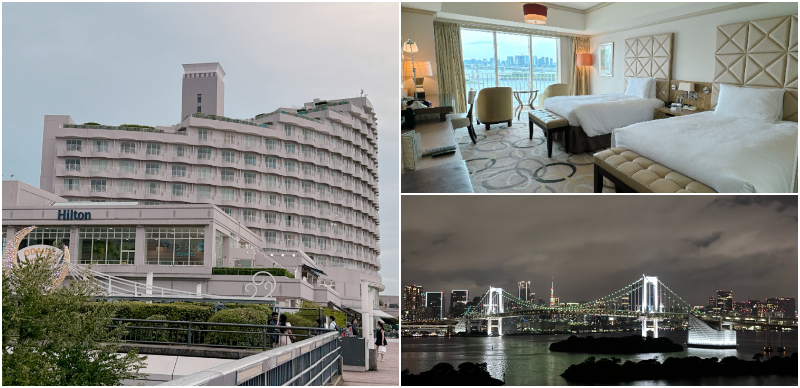 「東京台場希爾頓飯店」豪華海景房開箱，飯店活動滿檔還有迪士尼免費接駁車！