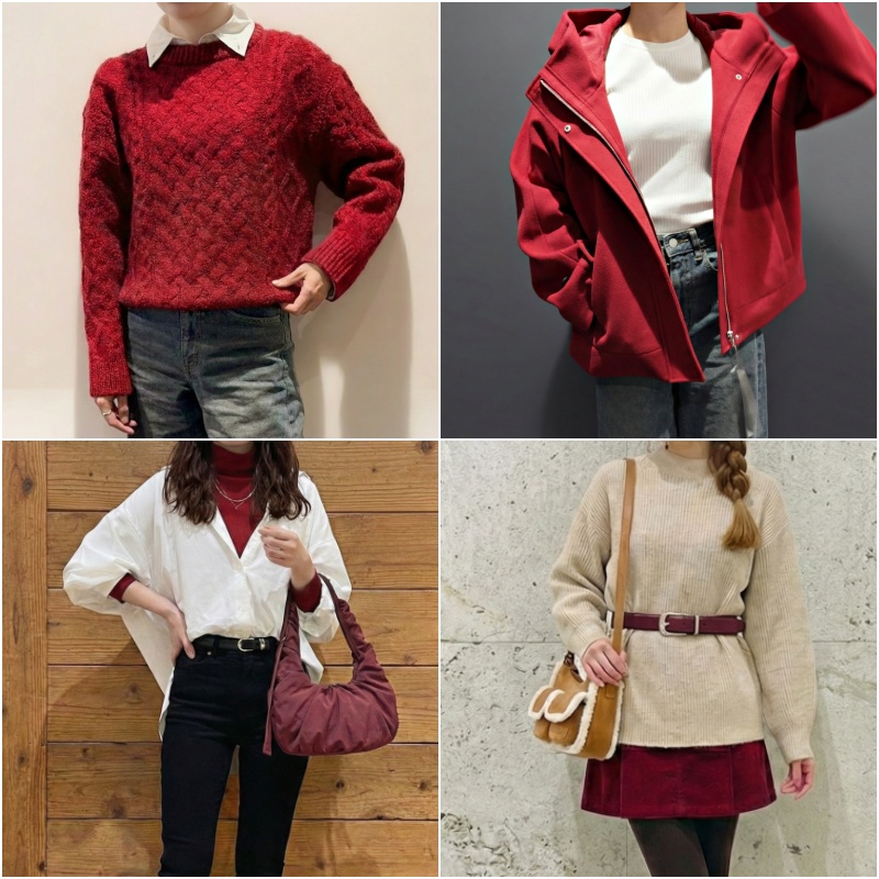 聖誕浪漫應景、過年喜氣招財!在 GU 找到 2026 紅色穿搭靈感