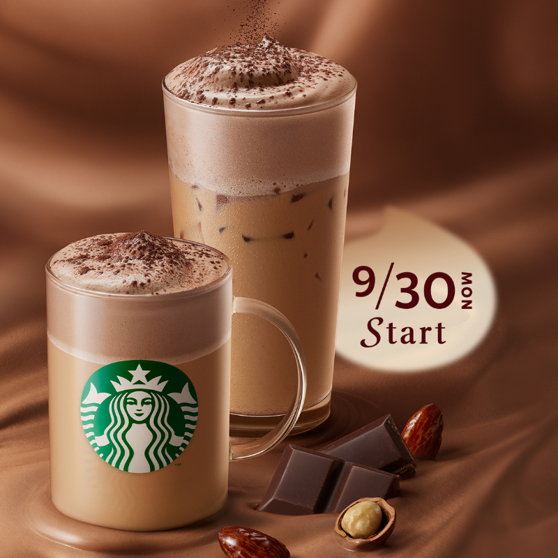 給人溫暖又療癒人心的巧克力慕斯拿鐵，在日本星巴克即將再次登場！