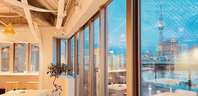 藏前質感文青複合咖啡廳「KAWA KITCHEN」，在隅田川岸邊邂逅建築大師隈研吾