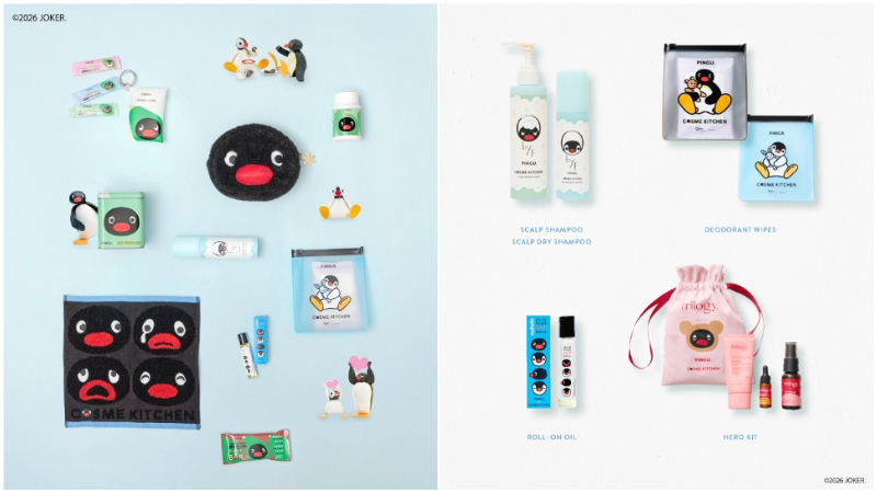 日本Cosme Kitchen × Pingu 聯名！超可愛夏日清爽系聯名美妝等你收