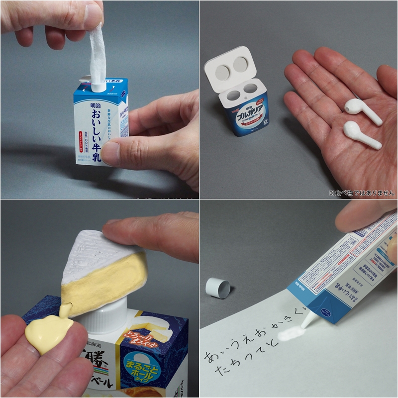 日本明治×藝術家「ミチル」超狂合作！把「明治おいしい牛乳」變成修正帶