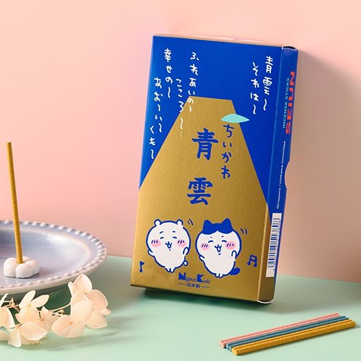 日本經典「青雲」線香 × 吉伊卡哇可愛登場!日本粉絲敲碗已久的夢幻聯名終於實現