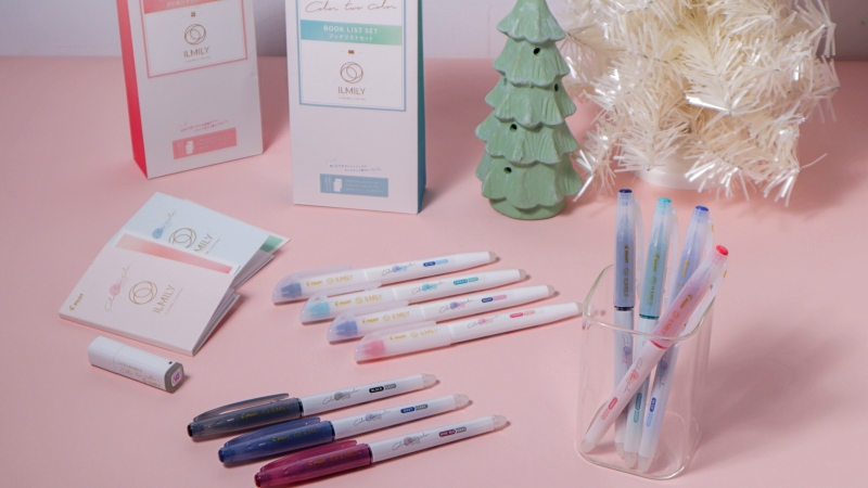 日本最新話題文具 美麗又實用的「ILMILY 雙色魔擦筆Color two color」讓你找回手寫的溫度
