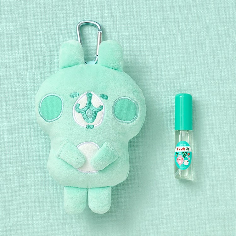 薄荷綠的卡娜赫拉兔兔有見過嗎？北見薄荷油聯名款可愛上市！