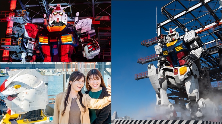 鋼彈迷必去聖地!橫濱GUNDAM FACTORY YOKOHAMA超帥 1:1 鋼彈模型延展至明年三月底,還有不能錯過的限定巴士