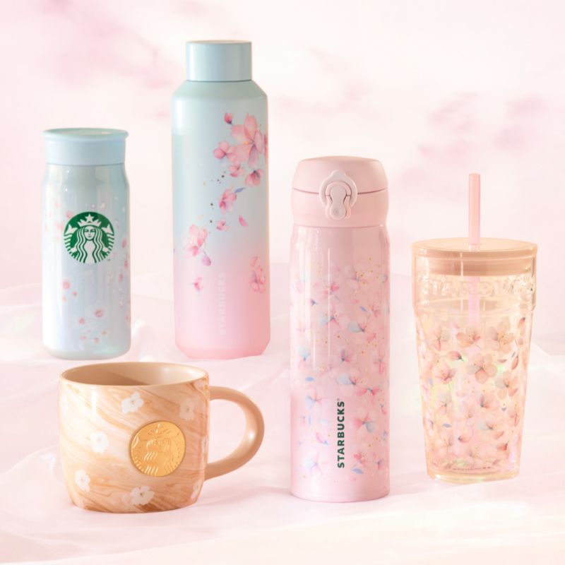 一年一度的日本櫻花季前哨戰即將開跑，星巴克第一彈櫻花季商品即將上市！