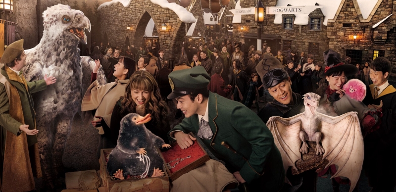 日本環球影城哈利波特魔法世界全新的魔法體驗「與魔法生物的邂逅」3月17日登場！