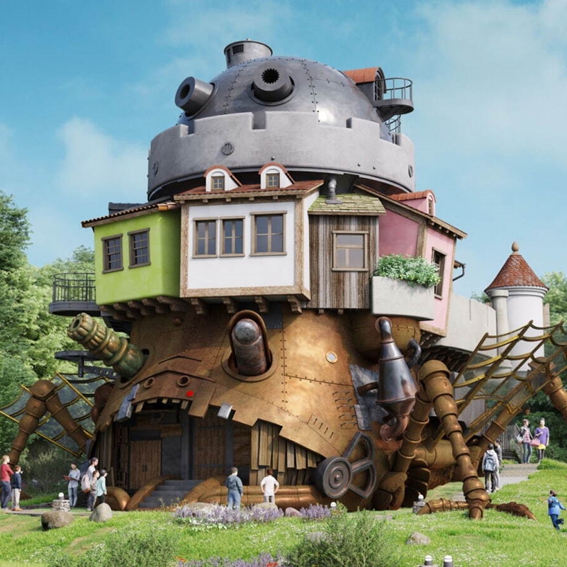 2023年底陸續登場的吉卜力公園全新園區！《魔法公主》、《霍爾的移動城堡》、《魔女宅急便》園區