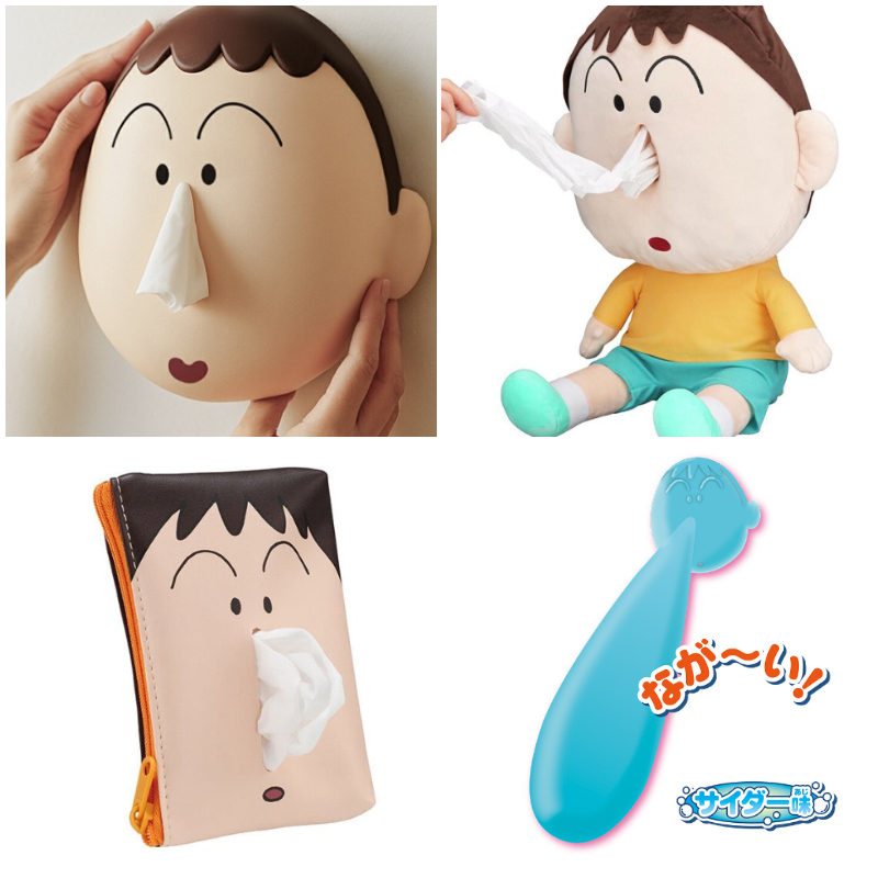 《蠟筆小新》角色「阿呆」周邊太可愛！超有創意的流鼻水面紙盒好想要