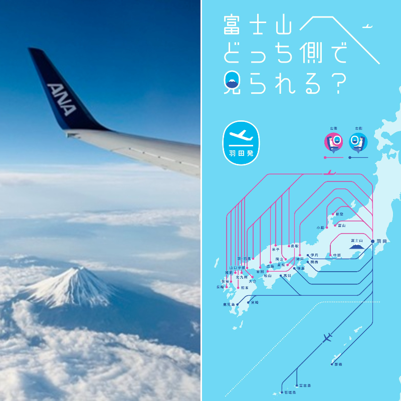 搭日本國內線想看富士山的選位攻略！飛行航線左右側景點加碼告訴你