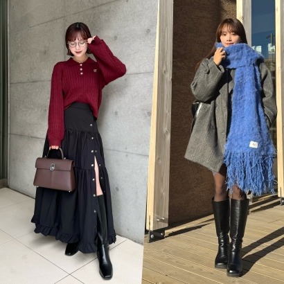一雙「長靴」立刻顯長腿！小心機穿搭方式跟著日本女生學會4種搭配