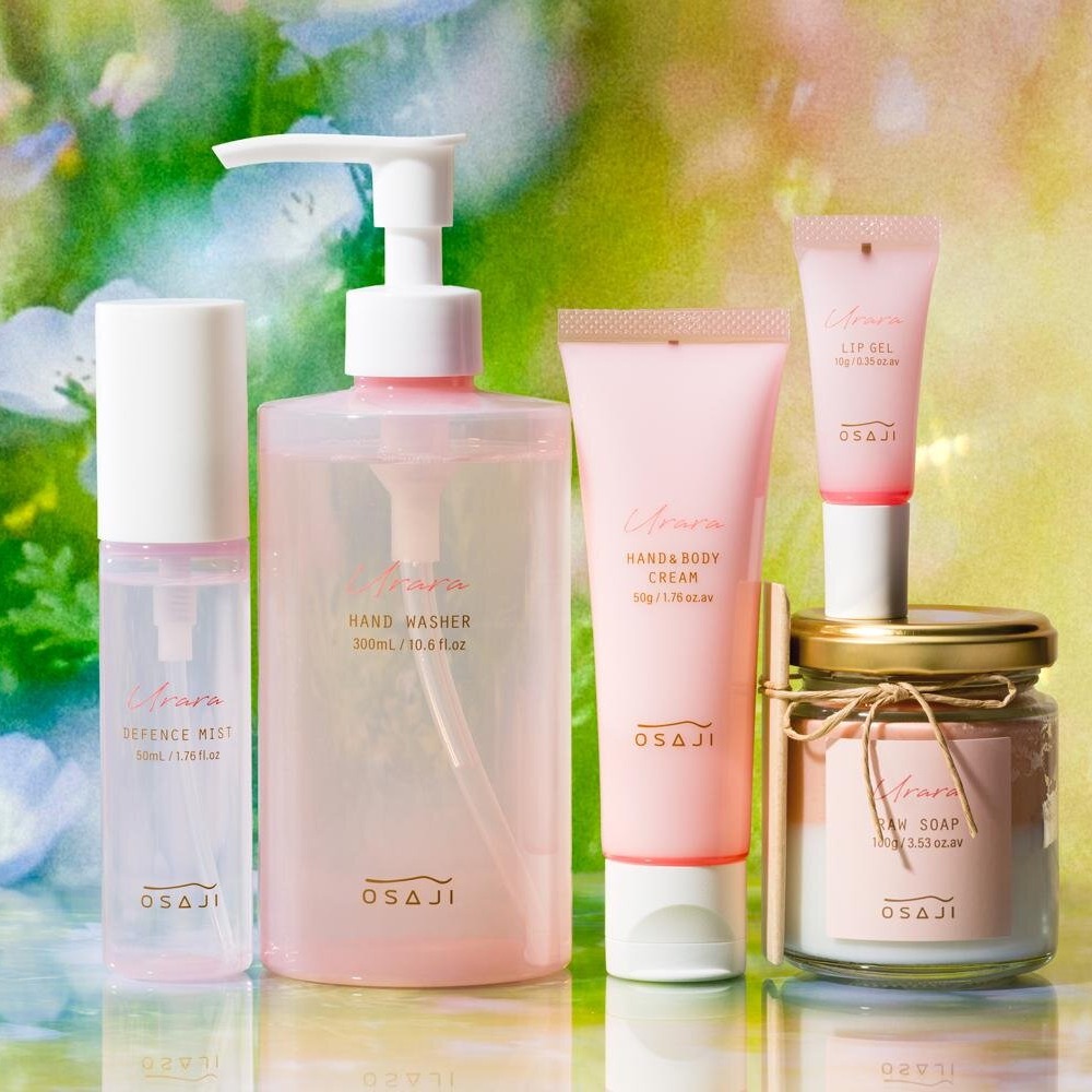 OSAJI春季限定「Urara」系列2月18日發售 花香療癒肌膚與心靈
