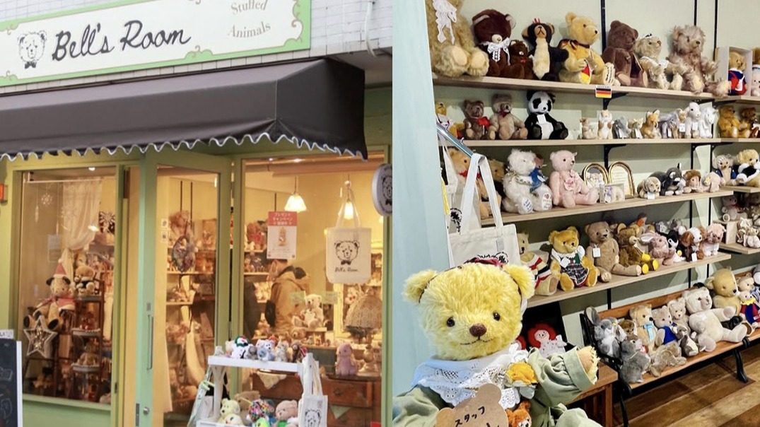 泰迪熊控的寶藏好店，東京吉祥寺「Bell's Room」，媲美泰迪熊博物館的泰迪熊專賣店