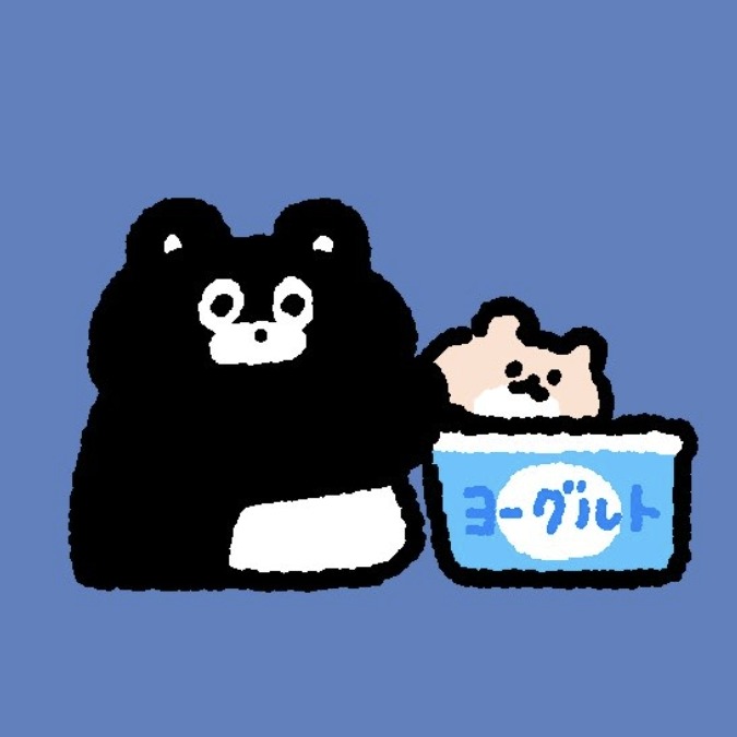 絕對不會死的小倉鼠＆可愛又療癒的黑熊Mahkun，由作家「AKR」所繪製的人氣貼圖角色