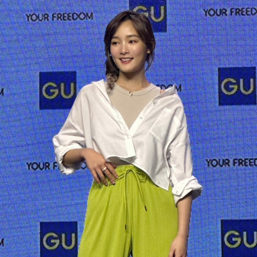 GU推下訂一小時即可取貨，品牌好友王淨以「超有感美型輕便褲」繽紛登場