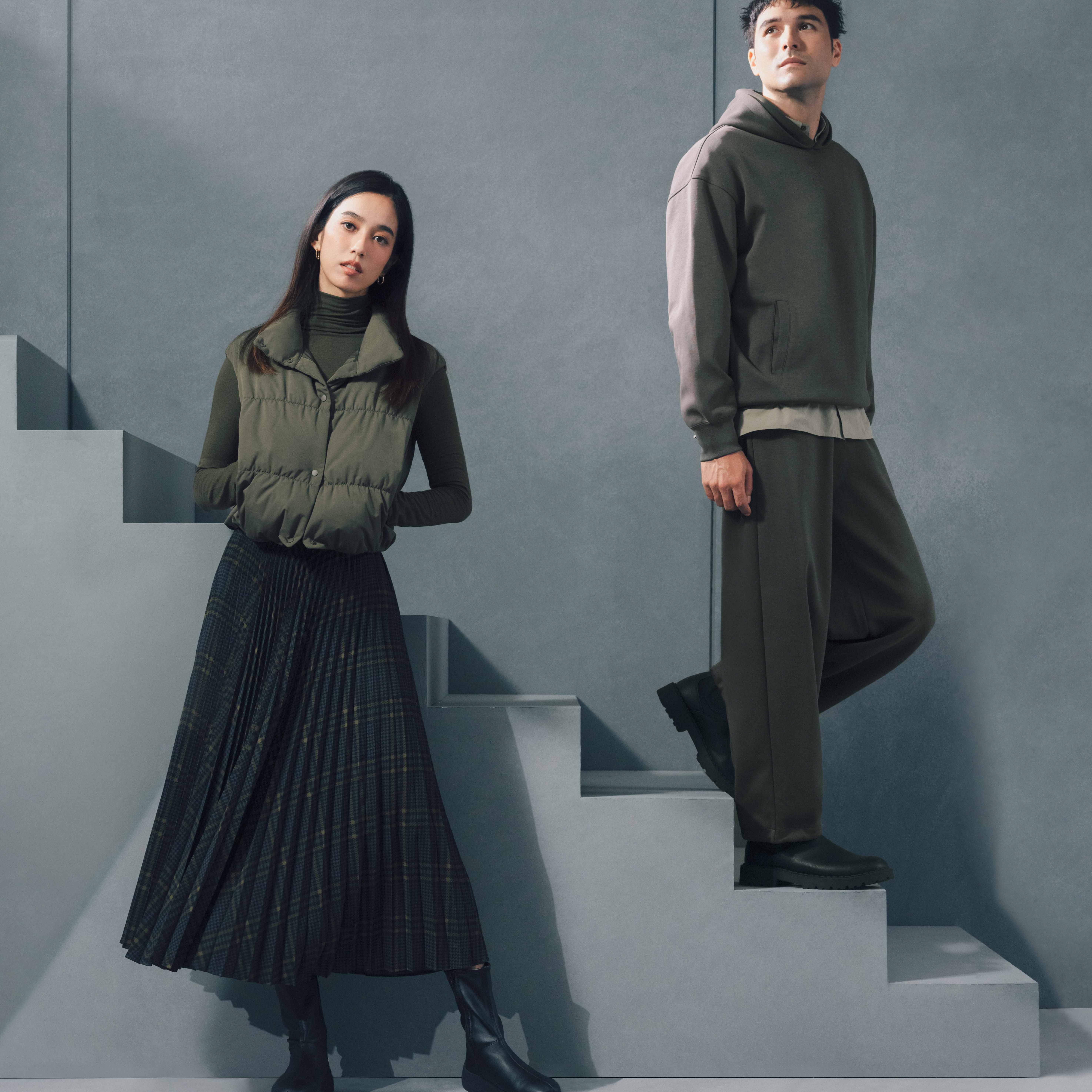 UNIQLO : C 2024秋冬系列即將重磅登場!實力派大勢演員鳳小岳與陳庭妮展現簡約優雅都會時尚