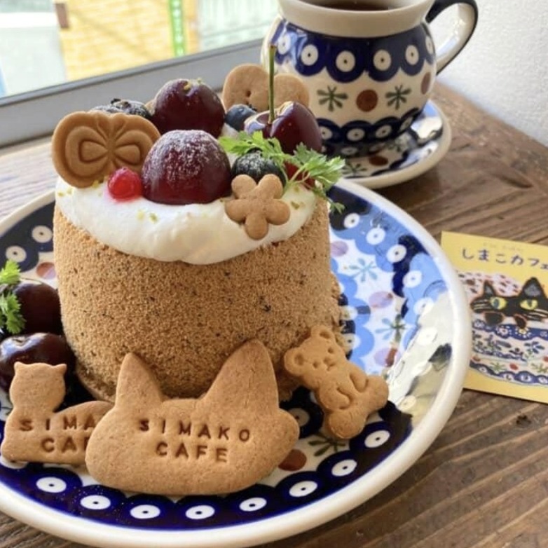 大阪中崎町「米戚風蛋糕」咖啡廳「Simako Cafe（しまこカフェ）」，適合一人獨享的美味甜點
