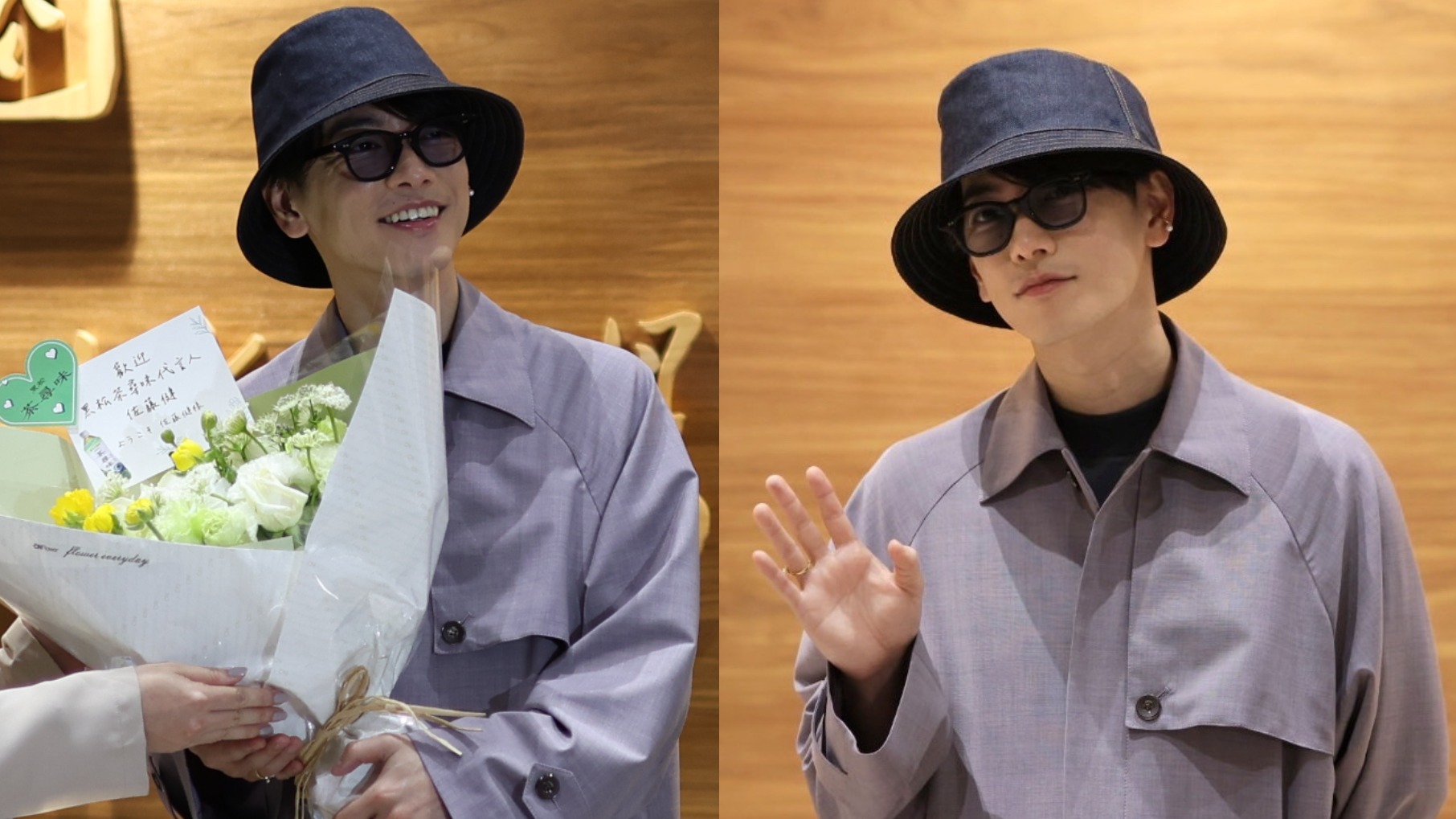 佐藤健帥氣登場桃機！海外首代言，粉絲擠爆現場