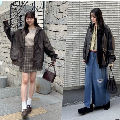 2024冬季一定要擁有！跟著日本女生穿上「皮衣外套」展現街頭氣息