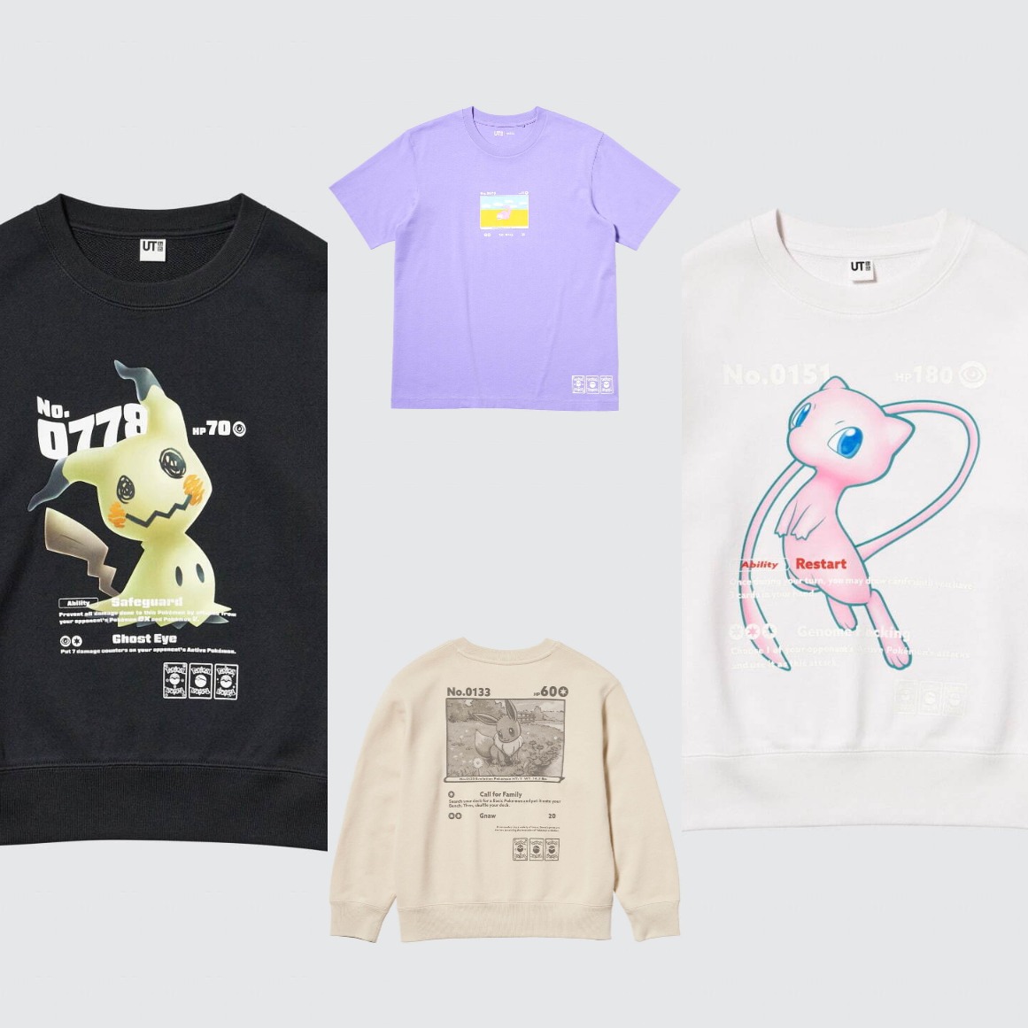 UNIQLO「UT」聯名寶可夢卡牌、《Pokémon TCG Pocket》,超萌T恤登場!