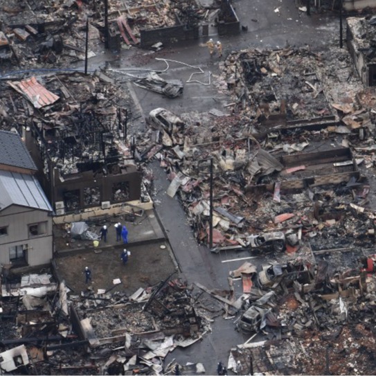 因忘記關火而引起的慘況，造成10億日圓損失的「糸魚川市大規模火災」