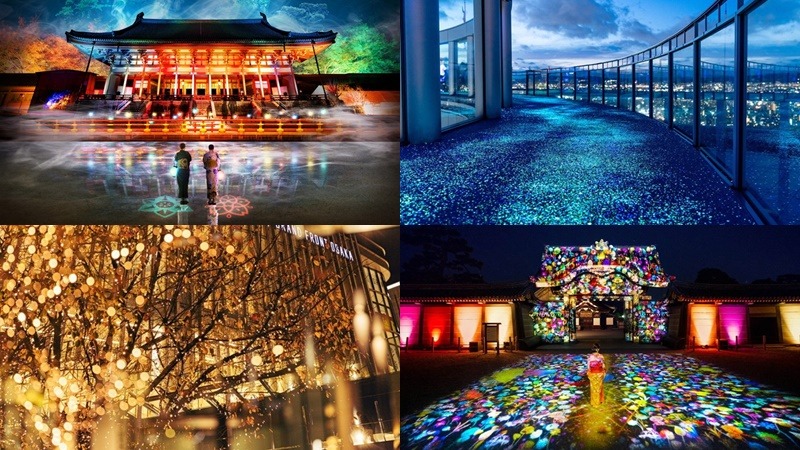 2023年秋冬點燈活動開跑！京阪神各地燈光秀攻略，二條城與平安神宮也染上絢麗色彩