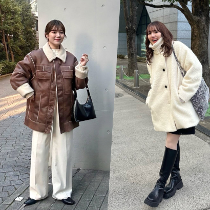 2025冬季超夯時髦單品！以中短版大衣混搭出顯瘦好比例的日系層次