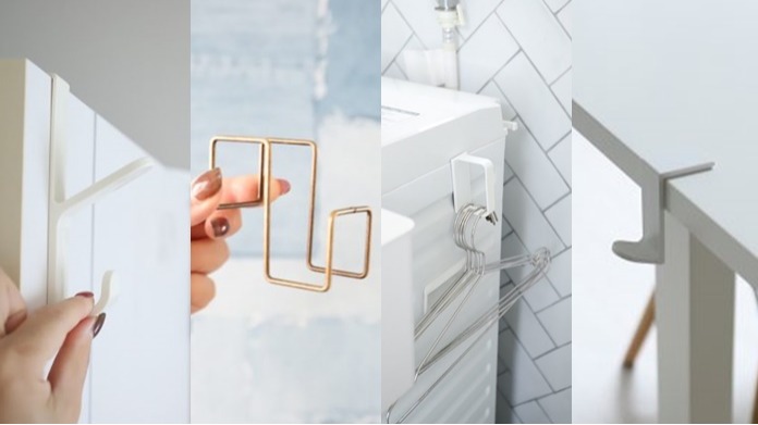 用6款百圓商店掛勾打造「懸空收納」，讓空間加大又能輕鬆整理！