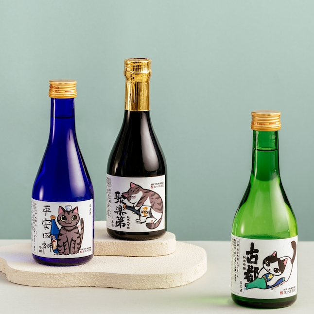 千年古都京都清酒物語 「貓社員套組」「祝你變富翁」禮盒送禮必買！