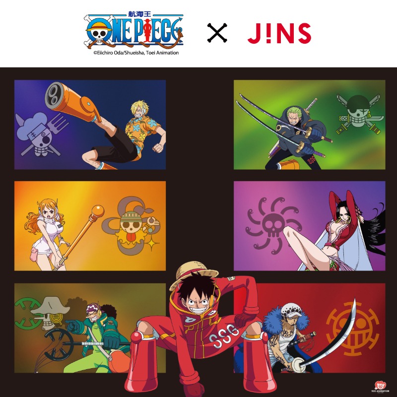 跟上魯夫的冒險旅程！JINS 與ONE PIECE航海王聯名系列熱血上市