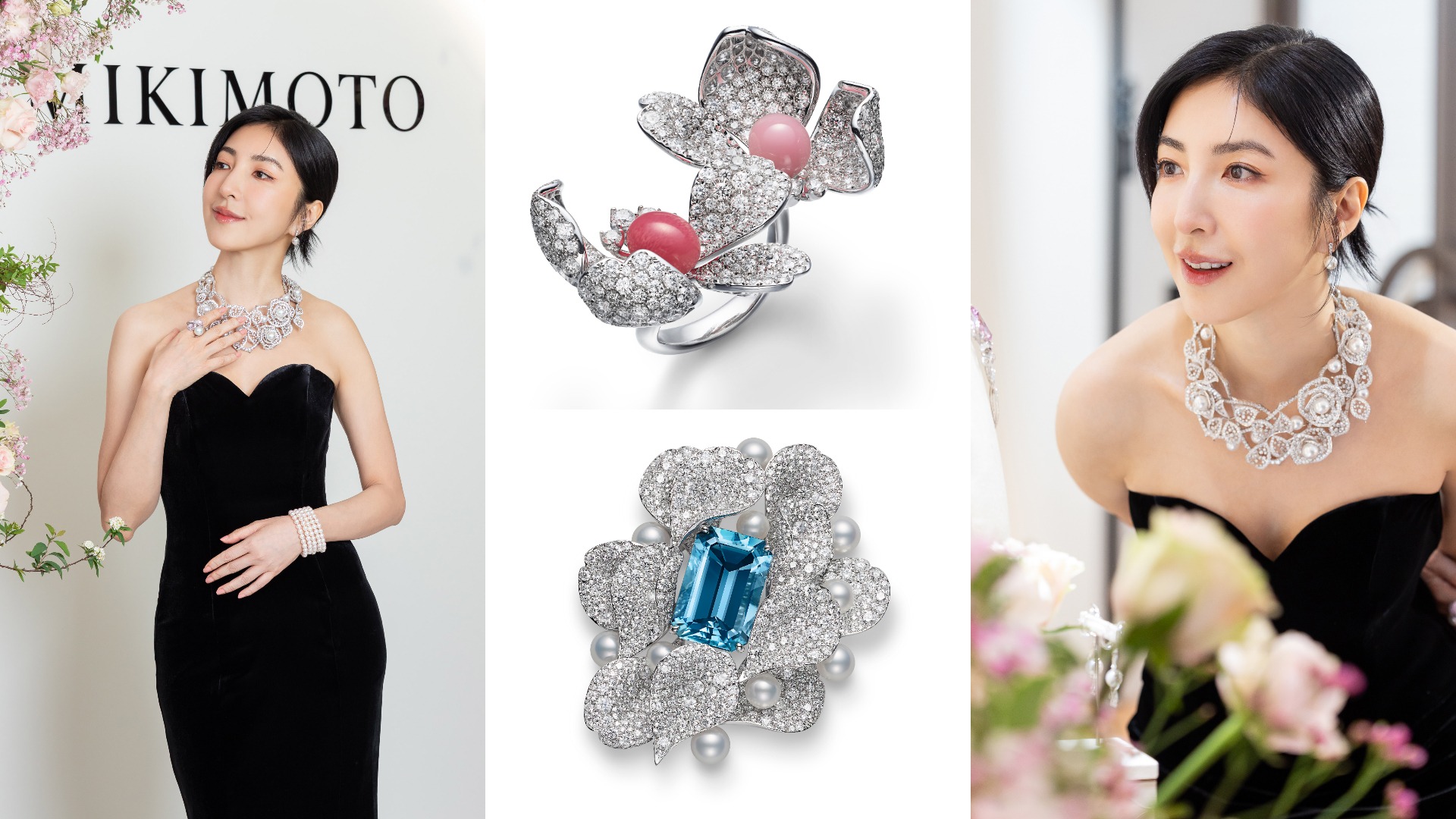 楊謹華戴「珍珠戰袍」現身MIKIMOTO珠寶展、氣場封頂！超稀有孔克珍珠成必看亮點