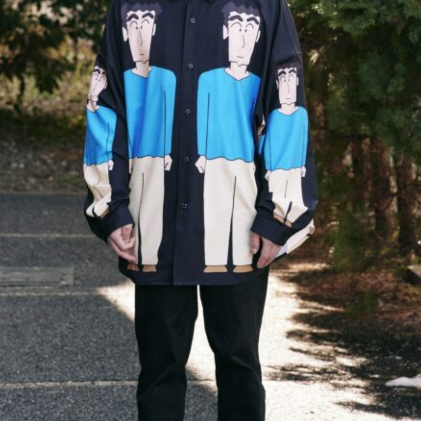 野原廣志直接穿上身！《蠟筆小新》ＸCUNE合作服飾帶來超強視覺衝擊性